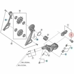 Axe De Fixation De Dérailleur Arrière Shimano Dura Ace RD-R91000 - Direct Mount -Cyclisme Soldes Boutique axe de fixation de derailleur arriere shimano dura ace rd r91000 direct mount 1