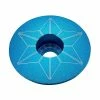 Bouchon De Potence Supacaz Star Capz Anodisé 31,8mm - Aqua -Cyclisme Soldes Boutique bouchon de potence supacaz star capz anodise 318mm aqua