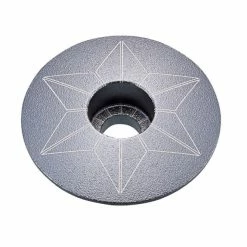 Bouchon De Potence Supacaz Star Capz Anodisé 31,8mm - Gris