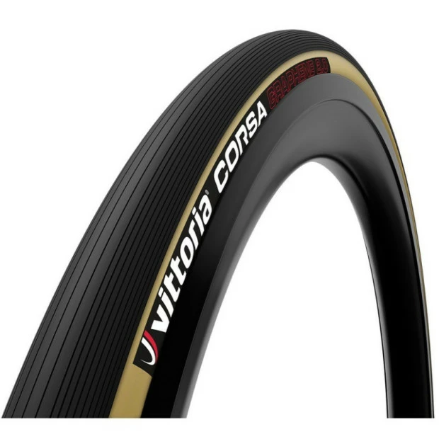 Boyau Vittoria Corsa Graphène 2.0 700x28C (28-622) Noir/Beige 3 Boyau Vittoria Corsa Graphène 2.0 700x28C (28-622) Noir/Beige
