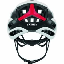 Casque Abus Air Breaker - Blanc-Rouge -Cyclisme Soldes Boutique casque abus air breaker blanc rouge 2