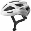 Casque Abus Macator - Blanc-Argent -Cyclisme Soldes Boutique casque abus macator blanc argent