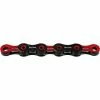 Chaîne KMC DLC 12 Vitesses - Noir-Rouge -Cyclisme Soldes Boutique chaine kmc dlc 12 vitesses noir rouge