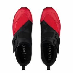 Chaussures De Triathlon Fizik Transiro R4 Powerstrap - Noir / Rouge -Cyclisme Soldes Boutique chaussures de triathlon fizik transiro r4 powerstrap noir rouge 3