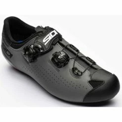 Chaussures Vélo Route Sidi Genius 10 Mega Gris/Noir -Cyclisme Soldes Boutique chaussures velo route sidi genius 10 mega gris noir 1