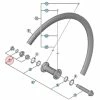Cône Et Ecrou D'Axe De Moyeu Avant Shimano Dura Ace WH-R9100-C40