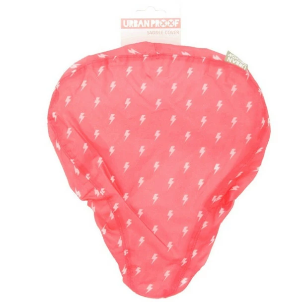 Couvre-selle Universel Urban Proof - Rose / Motifs Tonnerre 3 Couvre-selle Universel Urban Proof - Rose / Motifs Tonnerre