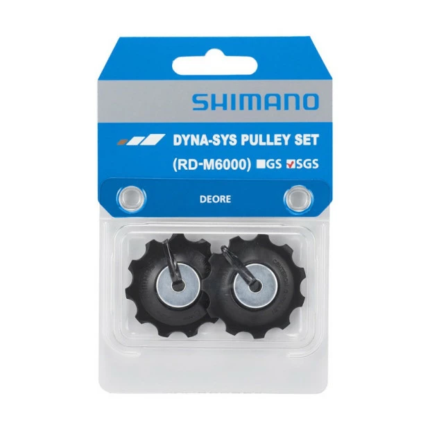 Galets De Dérailleur Shimano Deore RD-M6000 SGS - Chape Longue 3 Galets De Dérailleur Shimano Deore RD-M6000 SGS - Chape Longue