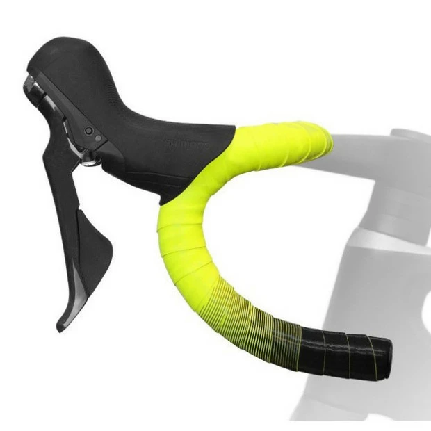 Guidoline Fizik Vento Microtex Tacky Bicolore - 2 Mm - Jaune Fluo-Noir 4 Guidoline Fizik Vento Microtex Tacky Bicolore - 2 Mm - Jaune Fluo-Noir – Image 2