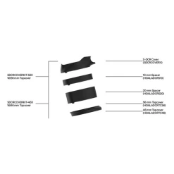 Deda-elementi Kit D'Entretoises De Jeu De Direction Deda Elementi S-DCR 56mm 5 Deda-elementi Kit D'Entretoises De Jeu De Direction Deda Elementi S-DCR 56mm -Cyclisme Soldes Boutique kit d entretoises de jeu de direction deda elementi s dcr 56mm 1