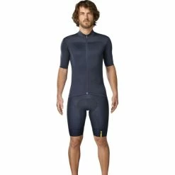 Maillot Homme Mavic Essential - Total Eclipse -Cyclisme Soldes Boutique maillot homme mavic essential total eclipse 1