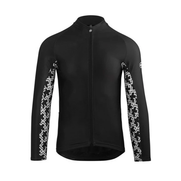 Maillot Manches Longues Assos MILLE GT Spring/Fall - Noir/Blanc 3 Maillot Manches Longues Assos MILLE GT Spring/Fall - Noir/Blanc