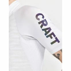 Maillot Route Homme Craft Advanced Endur Lumen Blanc -Cyclisme Soldes Boutique maillot route homme craft advanced endur lumen blanc 4