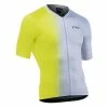 Maillot Route Manches Courtes Northwave Blade Gris/Jaune Fluo -Cyclisme Soldes Boutique maillot route manches courtes northwave blade gris jaune fluo