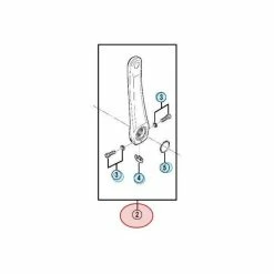 Manivelle Gauche Shimano 105 FC-5700