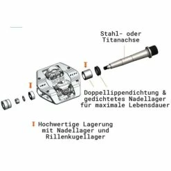 Pédales Automatiques Tatze Mc-Fly Axe Titane -Cyclisme Soldes Boutique pedales automatiques tatze mc fly axe titane 5
