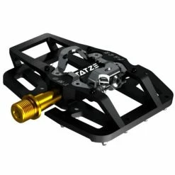 Pédales Automatiques Tatze Two Face Axe Titane -Cyclisme Soldes Boutique pedales automatiques tatze two face axe titane 2