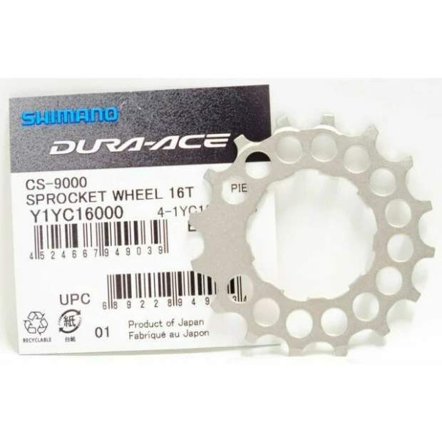 Pignon Shimano Dura Ace CS-9000 - 11 Vitesses - 16 Dents 3 Pignon Shimano Dura Ace CS-9000 - 11 Vitesses - 16 Dents