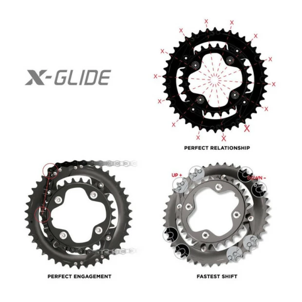 Plateau SRAM X-Glide Pour Red/Force/Rival 110mm 34 Dents 3 Plateau SRAM X-Glide Pour Red/Force/Rival 110mm 34 Dents