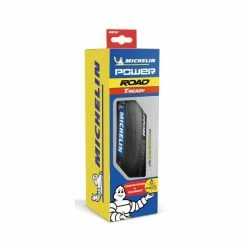 Pneu Michelin Power Road - Souple - Tubeless Ready - 700x25C (25-622) - Noir -Cyclisme Soldes Boutique pneu michelin power road souple tubeless ready 700x25c 25 622 noir 2