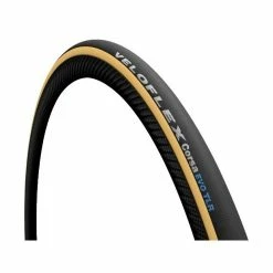Pneu Route Veloflex Corsa Evo TLR Souple 700x28C Noir/Beige