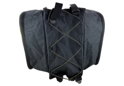 Sacoche Double VG Pour Porte-bagages - 2 X 9L [Noir/Vert] -Cyclisme Soldes Boutique sacoche double vg pour porte bagages 2 x 9l noir vert 1 3