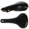 Selle En Cuir Gilles Berthoud Aravis - Noir -Cyclisme Soldes Boutique selle en cuir gilles berthoud aravis noir