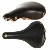 Selle En Cuir Gilles Berthoud Marie Blanque - Noir -Cyclisme Soldes Boutique selle en cuir gilles berthoud marie blanque noir