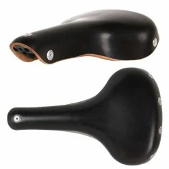 Selle En Cuir Gilles Berthoud Mente - Noir