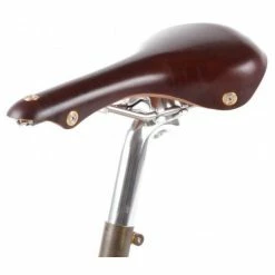Selle En Cuir Gilles Berthoud Soulor - Brun