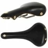 Selle En Cuir Gilles Berthoud Soulor - Noir -Cyclisme Soldes Boutique selle en cuir gilles berthoud soulor noir