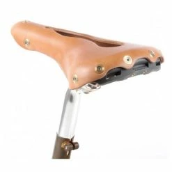Selle Ouverte Berthoud Aravis Cuir - Naturel -Cyclisme Soldes Boutique selle ouverte berthoud aravis cuir naturel 1 1