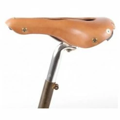 Selle Ouverte Berthoud Aravis Cuir - Naturel -Cyclisme Soldes Boutique selle ouverte berthoud aravis cuir naturel 1 2