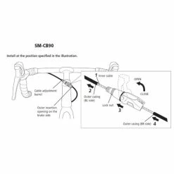 Tire Câble étrier Route Direct Mount Shimano SM-BC90 -Cyclisme Soldes Boutique tire cable etrier route direct mount shimano sm bc90 1