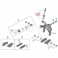 Vis De Tension De Câble De Frein Shimano 105 BR-R7000